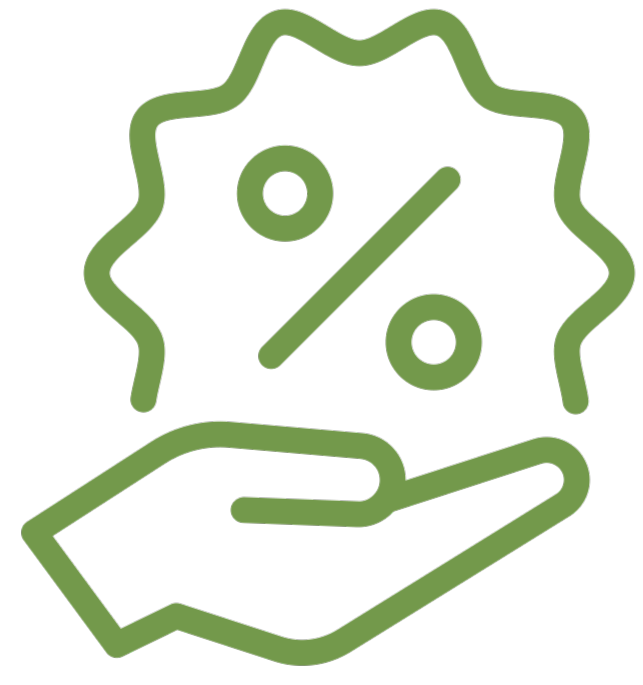 Flexible Discounts Icon Flexible Discounts Icon